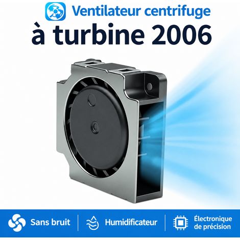 Micro ventilateur turbo soufflant DC 2006 5V 1.12CFM pour humidificateur et électronique 2006 1.12 0.8 0.035 3 g – Livraison gratuite (1/5)