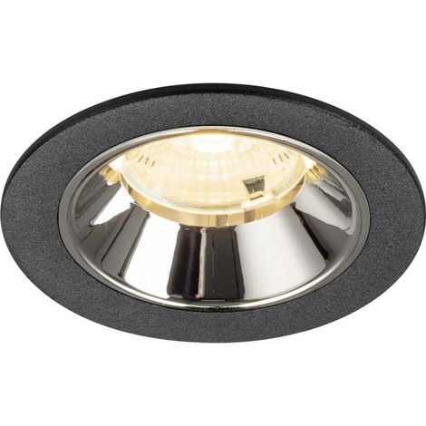 Spot encastré Numinos S noir/chrome 3000K - 55 deg - 1009459