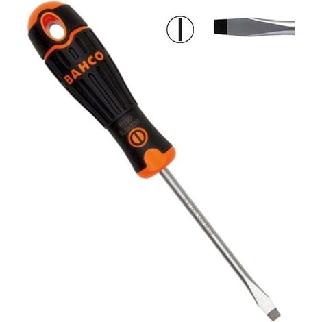 destornillador bahcofit plano modelo 190 varilla redonda varilla pl10-200mm