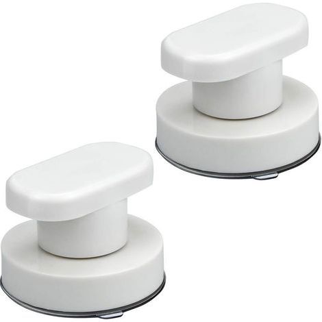 2 poignées à ventouse pour siège de toilette, poignée de porte, tiroir à ventouse avec ventouse puissante pour porte en verre, miroir en verre pour salle de bain (1/5)