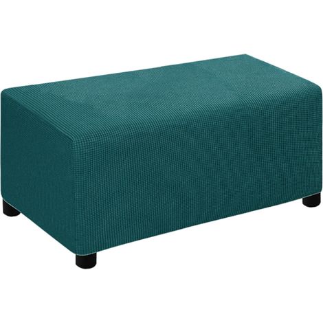 Husa pentru taburet, teal, 1 set, material poliester (1/5)