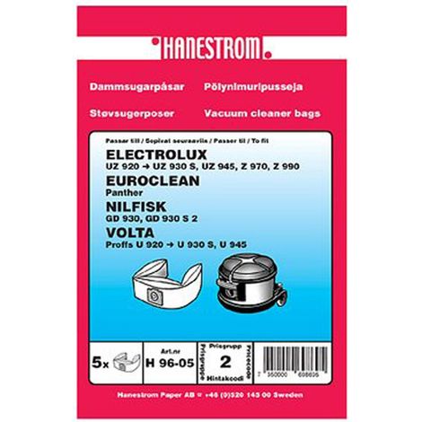 Bolsas para aspiradoras Nilfisk paquete de 5 VP930
