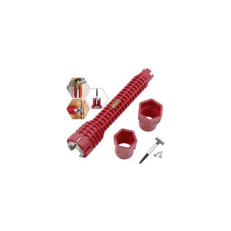 en 1 clé Kit clé plomberie tuyau d'eau outil robinet évier installateur (1/5)