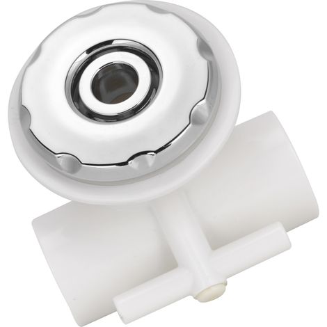 Douchette de baignoire de grand diamètre 3/4", accessoires de douchette de massage pour piscine et spa (1/5)