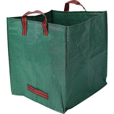 RGE Sacs de jardin sac poubelle réutilisables pour jardin, pelouse, piscine, bac collecteur de déchets de jardin de 270 L (65 x 65 x 65 cm) (1/5)