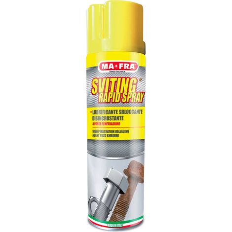 MA-FRA Sviting Rapid Spray 200 ml – Sbloccante Professionale Viti e Bulloni, Penetra in Profondità, Azione Rapida Anti-Ruggine, Lubrificante Multiuso Officina e Garage
