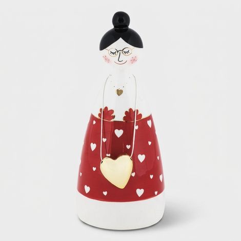 Vaso decorativo in ceramica Donna Elicriso (1/2)