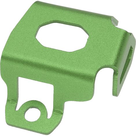 Couvercle de réservoir de liquide de frein arrière pour moto, en alliage, compatible avec NINJA 250, 300, 400 et 650 (vert). (1/5)