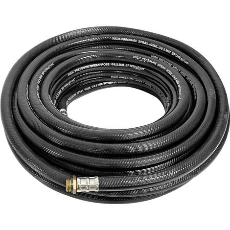 Bricoferr Manguera negra para pulverizador de 8,5 mm - 15 metros