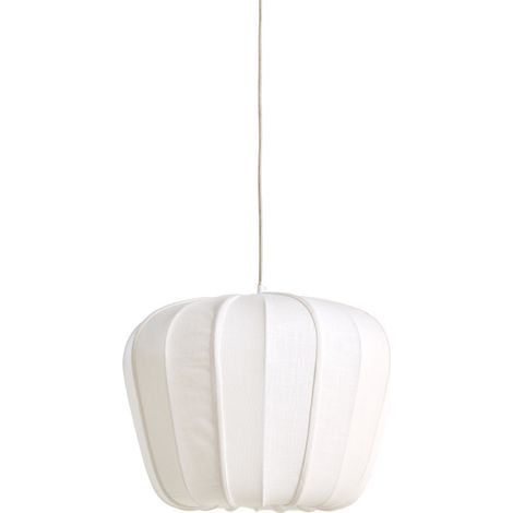 Light & Living - suspension - Zubedo - blanc - textile - Ø 50cm - (1/5)