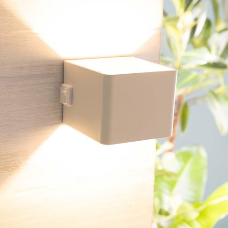 Lightbox LED lampe murale d'extérieur  10 x 10 x 8 cm  lampe murale (1/5)