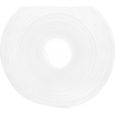 Gaine Thermorétractable Étanche 10.5mm Diamètre 15m Longueur 2:1 Rapport de Rétrécissement Tube Thermoretractable à Double Paroi avec Colle Marine pour Isolation, Transparent (1/4)