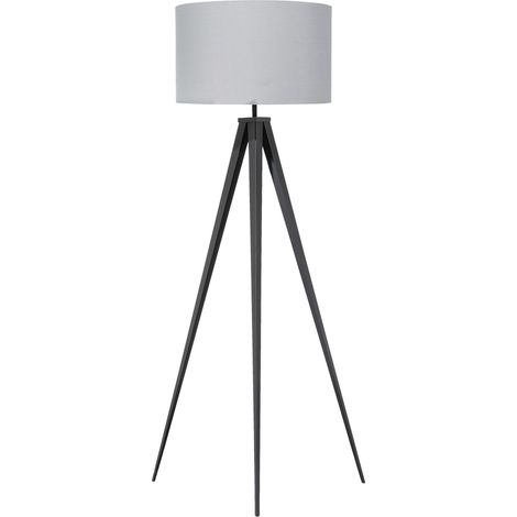 Lampada da pavimento moderna grigia Stiletto
