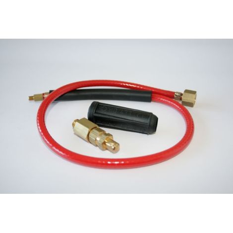 Schweißkabel-Stecker, schwarz
