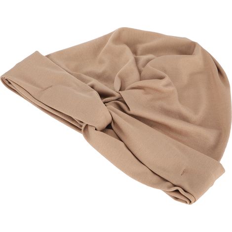Stretch-Turban für Damen, Kopftuch, Stirnband für Chemotherapie-Patienten, muslimische Kopfbedeckung, religiöser Artikel, champagnerfarben (1/5)