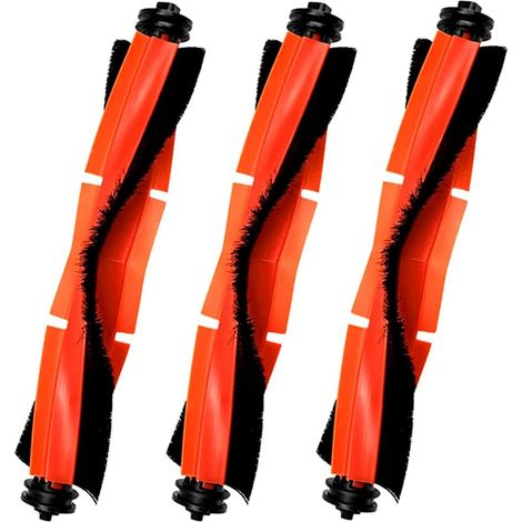 Lot de 3 X20+ Lot de 3 brosses à rouleaux de rechange compatibles avec Xiaomi X20+/X20 Plus/ 1S/S20 plus/ S20+/X10+/X20 Pro Robot Aspirateur Brosse Kit d'Accessoires Multi-Surface (1/4)