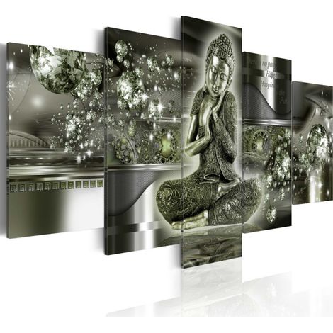 Tableau Imprimé "Buddha Smeraldo" 100 x 200 cm (1/2)