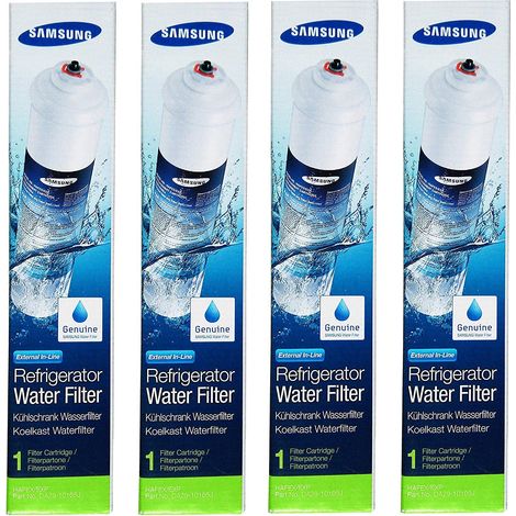 Los 4 Originalwasserfilter für den amerikanischen Kühlschrank Samsung