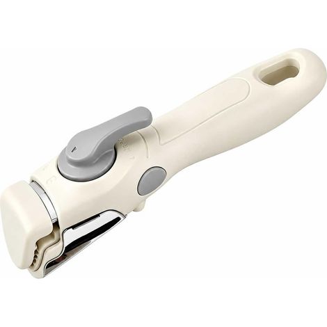 Universeller, abnehmbarer Hitzeschutzgriff für Pfannen, Töpfe, Woks und heiße Gerichte, ergonomischer, hitzebeständiger Griff, sichere, abnehmbare, rutschfeste Ersatzzange (Aprikose) (1/5)