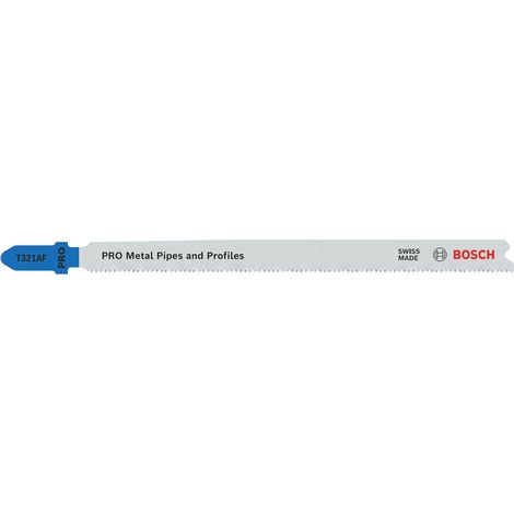 Lame de scie sauteuse PRO Metal Pipes and Profiles T321AF Bosch 132 mm 2 pièces - 2608655097 (1/3)