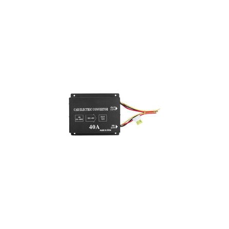 Jeffergarden Car/Truck 40A 480W DC 24V to 12V Voltage Reducer Converter (1/4)