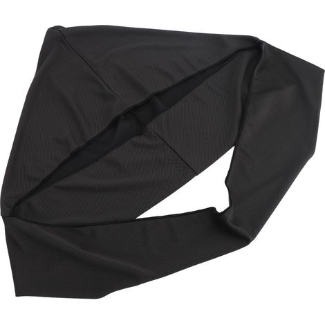 U-förmiges Kühlhandtuch mit Kapuze aus Mikrofaser für sofortige Kühlung, atmungsaktiv und optimalen Sonnenschutz bei heißem Wetter (schwarz). (1/5)