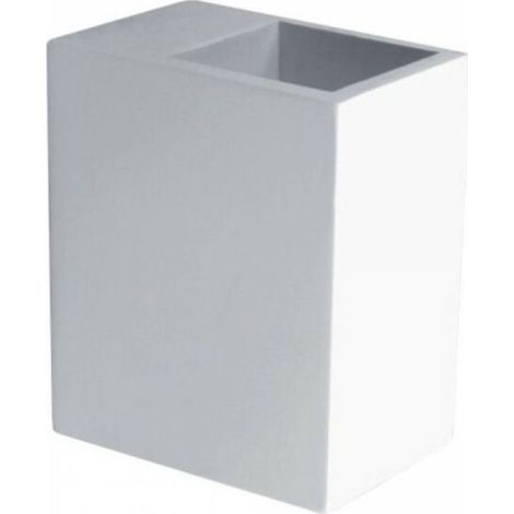 Support mural carré V-TAC pour spots LED G9, blanc, corps en plâtre (1/5)