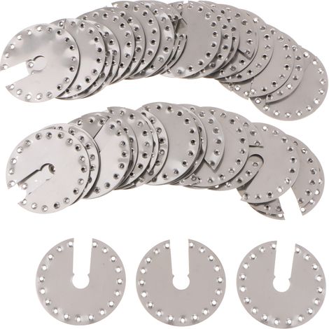 UNIVERSAL 50PCS / PACK Rondelle De Mise à La Terre Feuille Conductrice De Mise à La Terre Solaire PV (1/5)