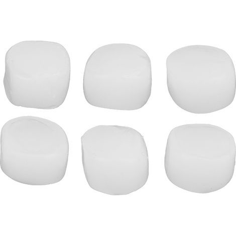 Soft silicone earplugs – 3 pairs (6 units), 24 dB attenuation, waterproof, white (1/3)