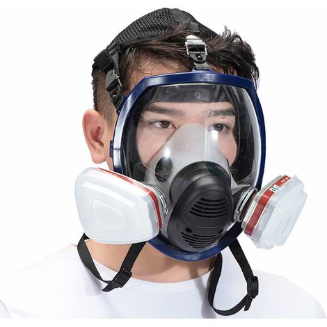 Boîtier de filtre à gaz de protection anti-poussière pour écran facial, écran facial pour peinture et pulvérisation (Boîtier de filtre pour écran facial n° 7) (1/5)