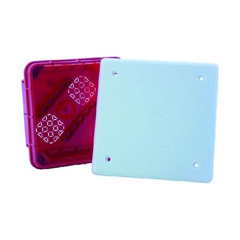 Scatola Ad Incasso In Pvc Con Coperchio Mm 160 X 130 X 70