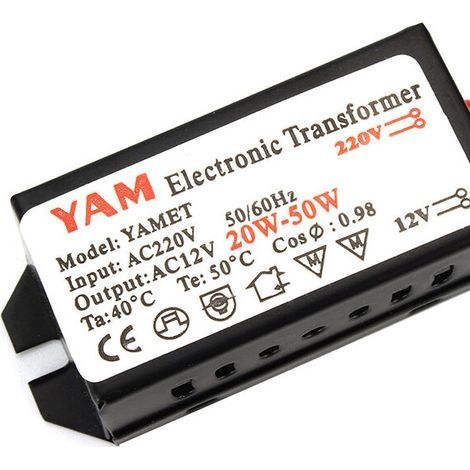 Elektronischer Transformator (220 V auf 12 V) Spannungswandler, intelligenter Leistungstreiber, LED-Leistungstreiber (1/4)