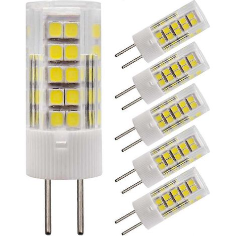 Lot de 5 mini ampoules LED G4 (sans stroboscope) 5W/7W/9W, ampoules maïs lumineuses 220V/12V (1/5)