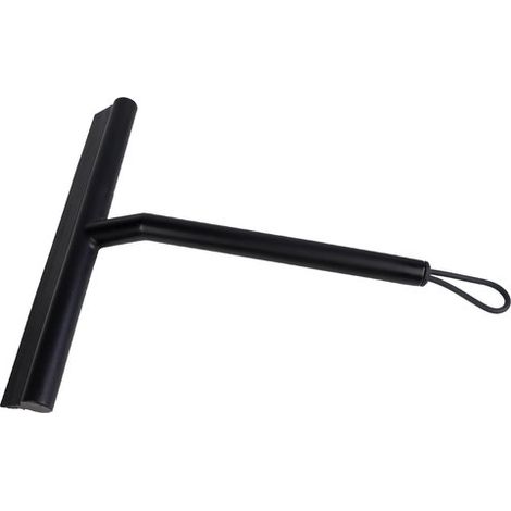 Raclette de douche - Raclette à vitre - Accessoires de salle de bain pour bébé - 26 × 21 cm - Noir (1/5)