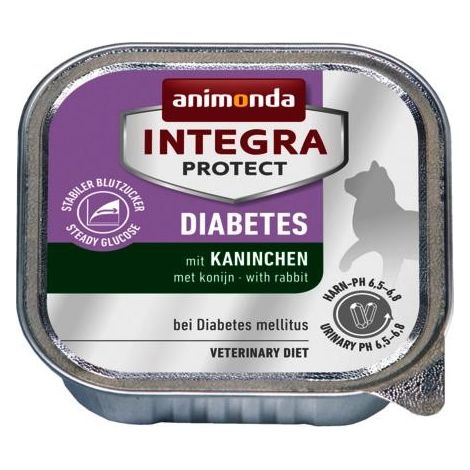 Alimento para gatos con diabetes y conejo Animonda Integra - 100 g