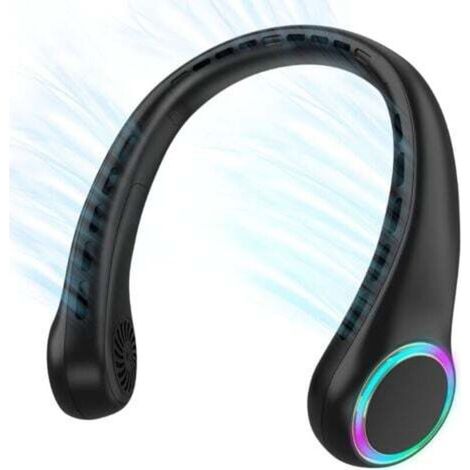[NEVER USED] Portable neck fan, mini USB fan, powerful and quiet, with a 4000 mAh battery, suitable for outdoor camping and office use