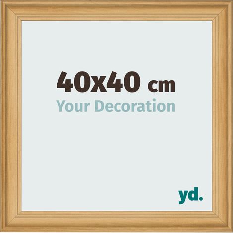 yd. - Cadre photo 40x40 - De Pin Grain de Bois - MDF - Lazio