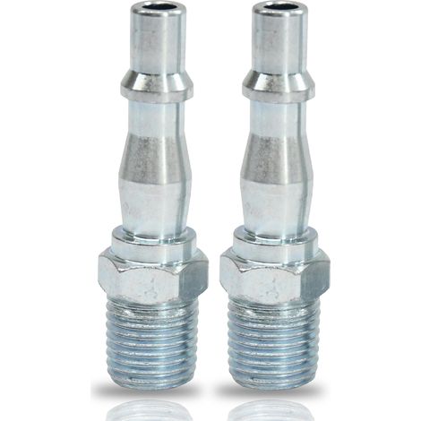 Dapetz ® Air Line Hose Fitting Connector for Compressor Air Hose 1/4" Male Thread Bayonet for PCL Vertex 2Pcs (1/5)