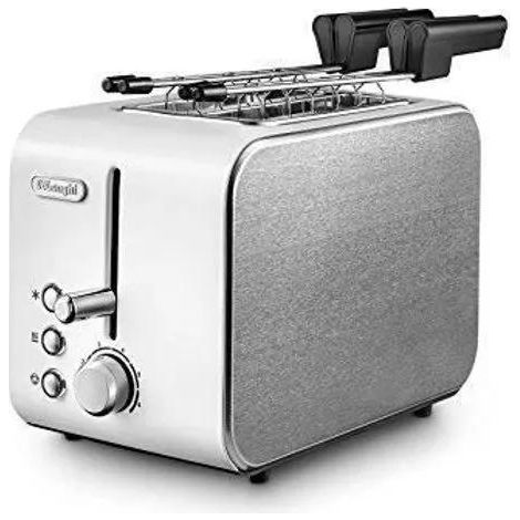 Tostadora DeLonghi CTX 2203W Plata Blanco 550 W (1/3)