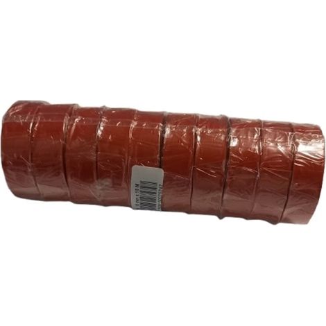 Ruban adhésif par 10 rouge 15mm x 10 m LIMA - 0000GS5-10015