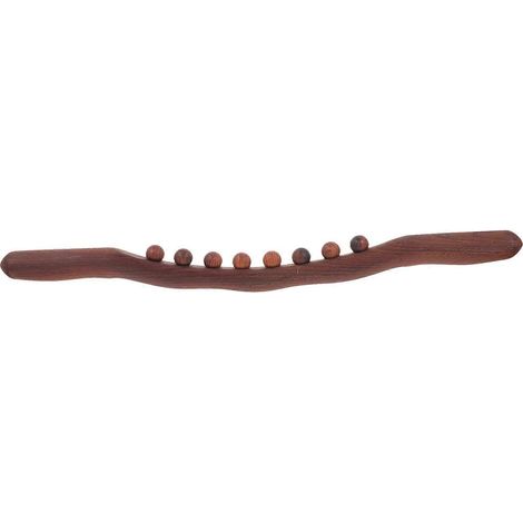 Bâton de massage en bois, bâtonnet de massage en bois, outil de traitement des méridiens pour salon de massage-53x5x2.6cm-Brown (1/3)