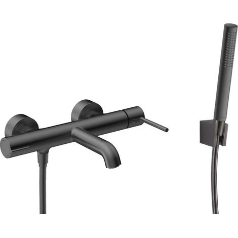 kielle Oudee I - Rubinetto vasca con accessori EcoSpare, grigio canna di fucile 10333SN17 (1/5)