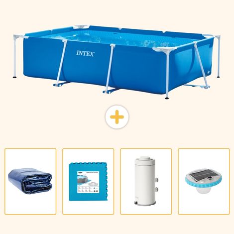 Intex Piscine Tubulaire Rectangulaire - 300x200x75 cm - 5-pièces S152 (1/5)