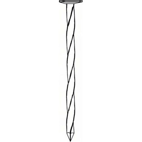 Pointe en Vrac Tête Plate Carré Torsadé (Ct) - 4.5x110 mm en Seau de 5 kg - D-Work (1/2)