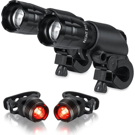 5W Mountain Bike Headlight Kit Cycling Torch Rechargeable Zoom Strong Light (Style 2)