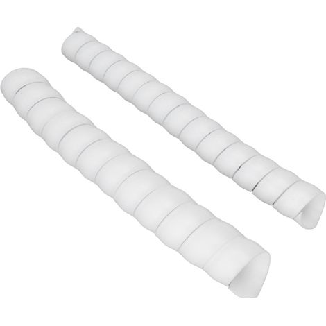 Protection de tronc d'arbre en plastique, forme spirale, pour protéger les jeunes plants et arbustes des cerfs, lapins, rongeurs et tondeuses à gazon, 2 pièces (1/5)