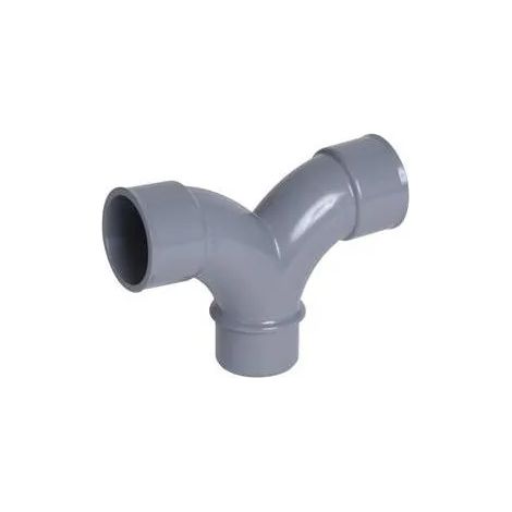 Codo PVC nicoll doble macho hembra 87°30 diámetro 40 mm