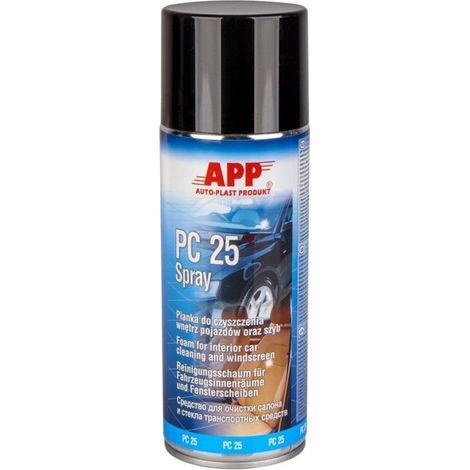 Mousse nettoyant - Elimine huile, graisse, goudron - Toutes surfaces - APP PC25 - 400ml