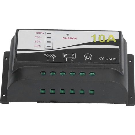 Contrôleur de DéCharge de Charge Solaire Contrôleur de Panneau Solaire Régulateur de Chargeur de Panneau Solaire Protection de Circuit de Boîtier pour Système D'éclairage 12 V 24 V (1/5)