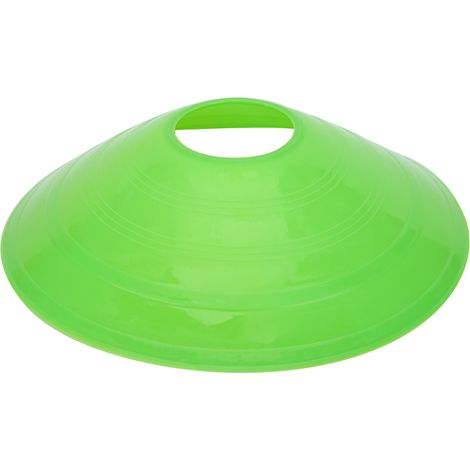 Lot de 10 mini-cônes de terrain pratiques pour l'entraînement de vitesse au football (vert) (1/5)